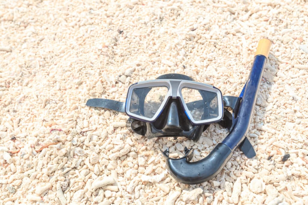gafas con cristal limpio