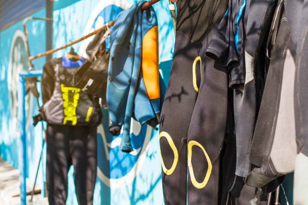 traje de buceo