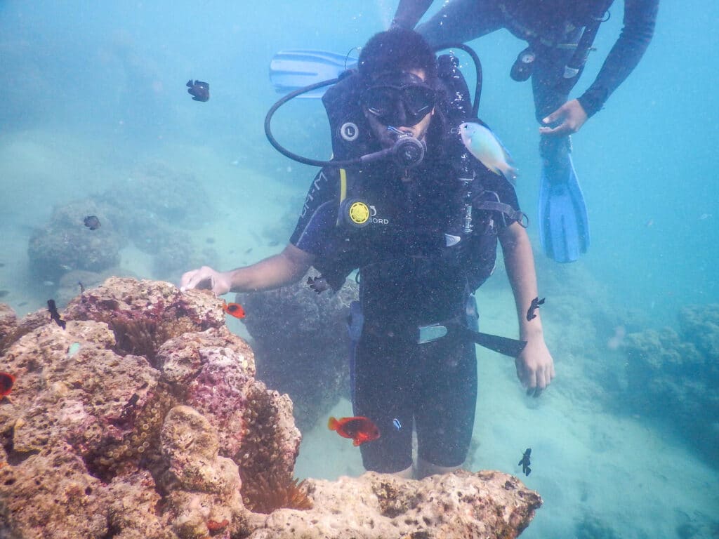 Bautismo de buceo