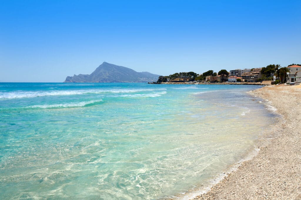 Playa en Dénia para hacer snorkel