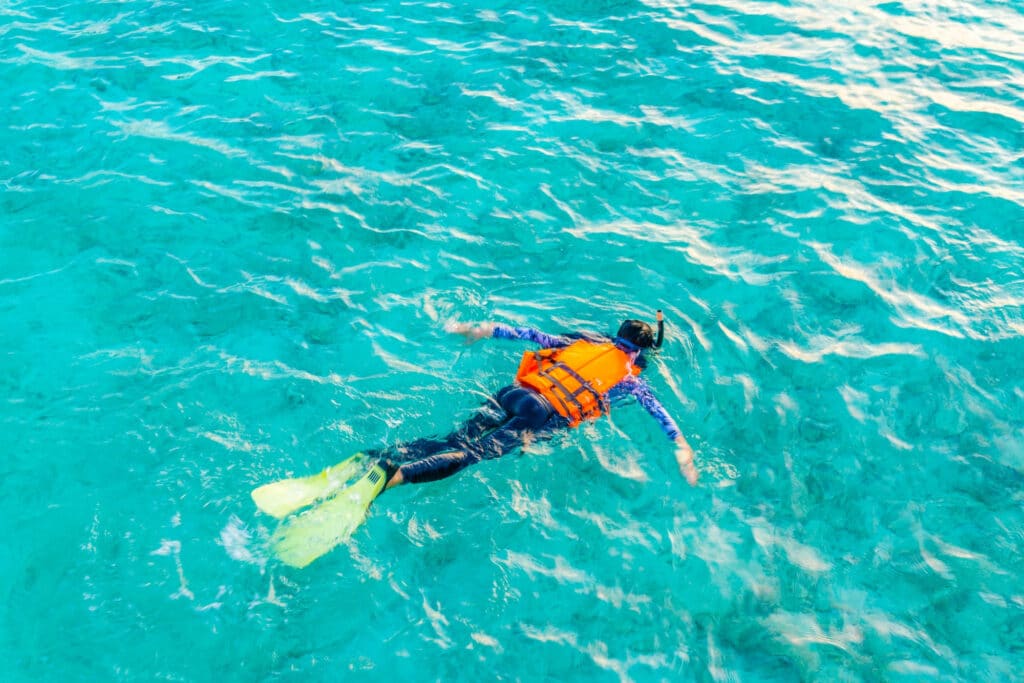 necesitas saber nadar para hacer snorkel